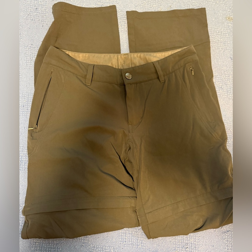 REI Gray Sahara Convertible Hiking Pants
